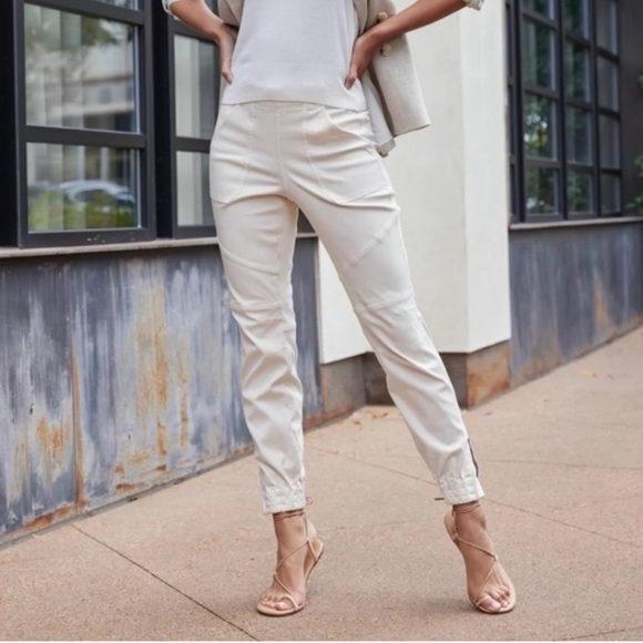 Spanx Stretch Twill Joggers - Picture 1 of 16